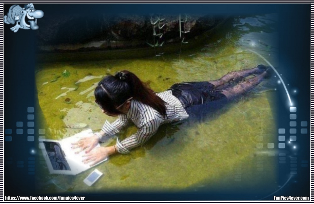 Homeoffice im Wasser