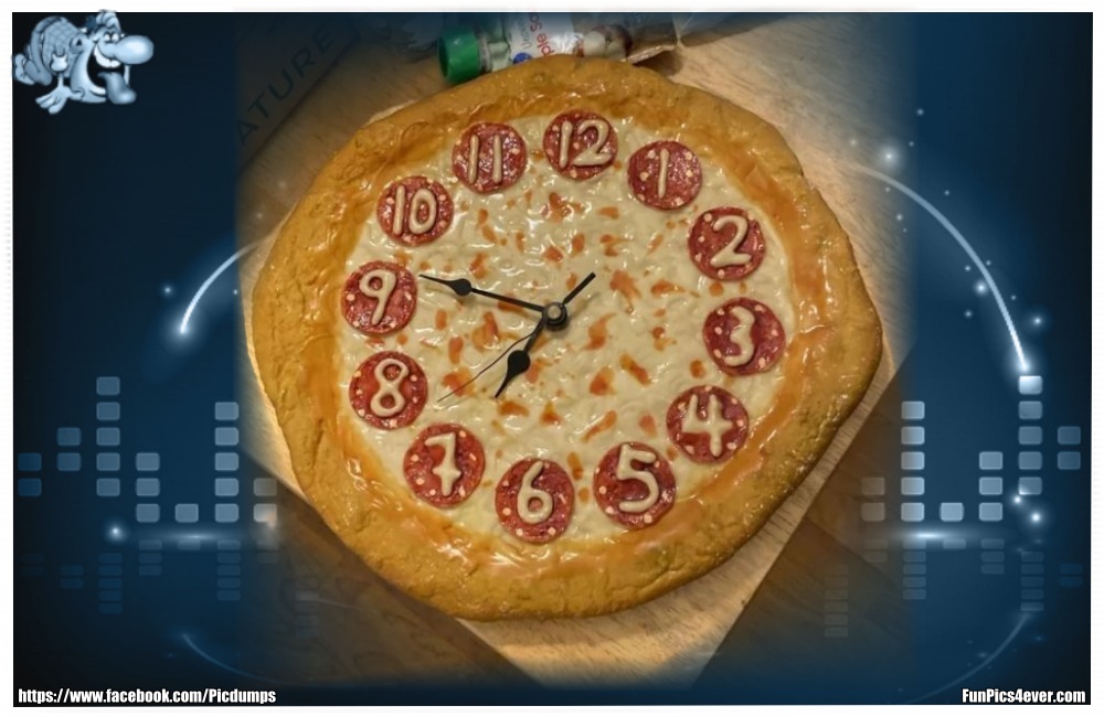 Pizza Uhr