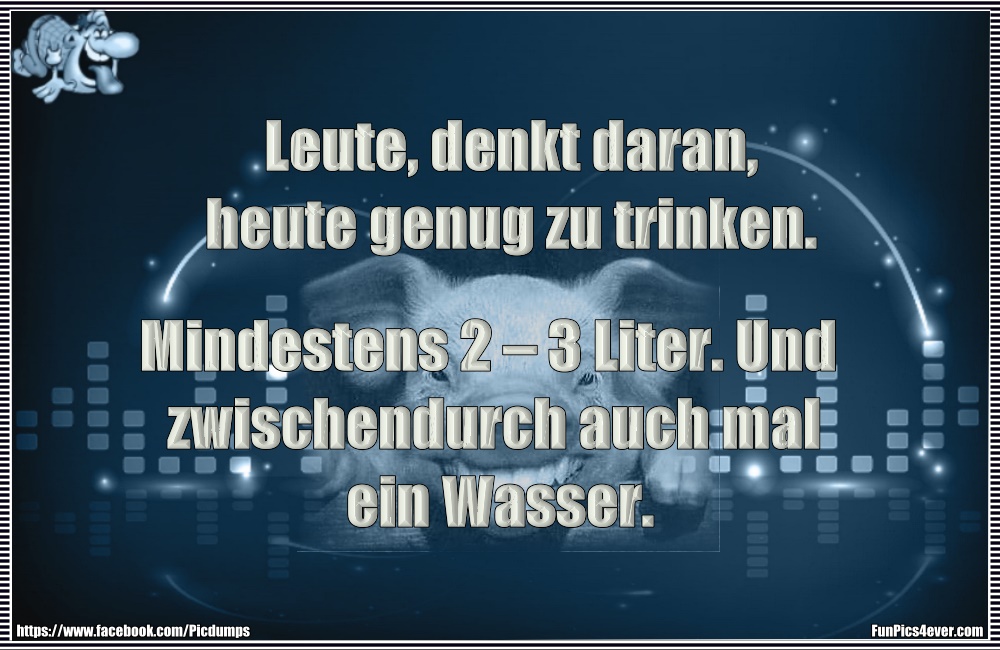 Wasser trinken