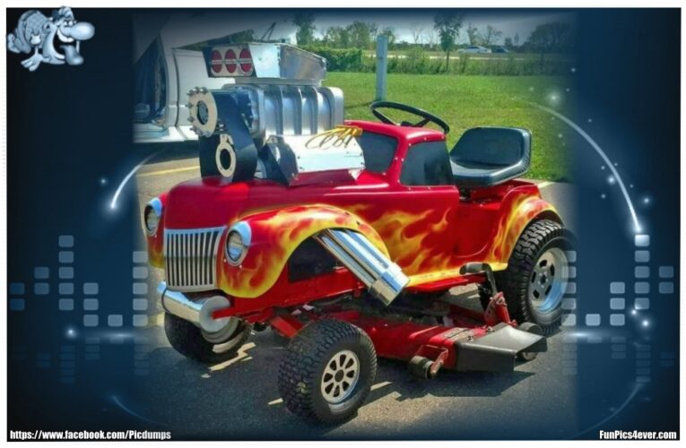 Hot Rod Rasenmäher