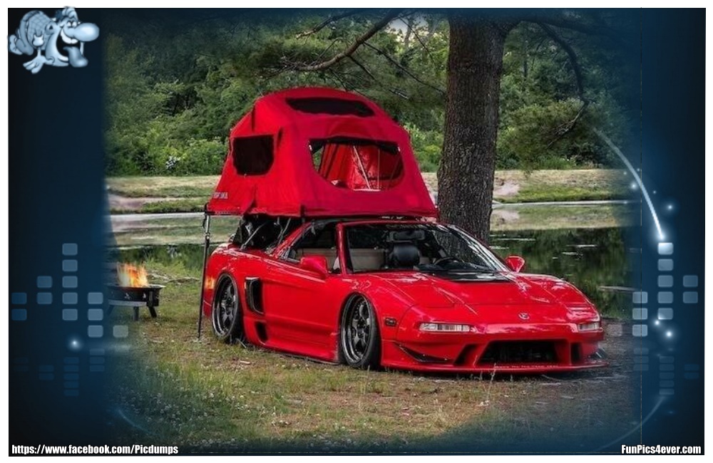 Roter Camper