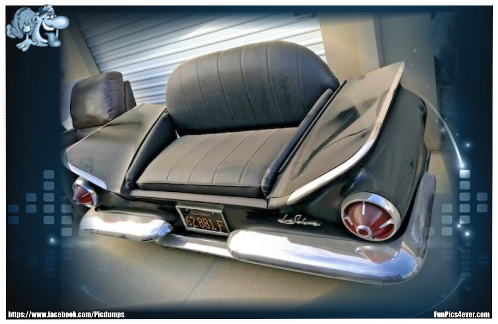 Cadillac Couch - hat auch nicht jeder im Wohnzimmer.