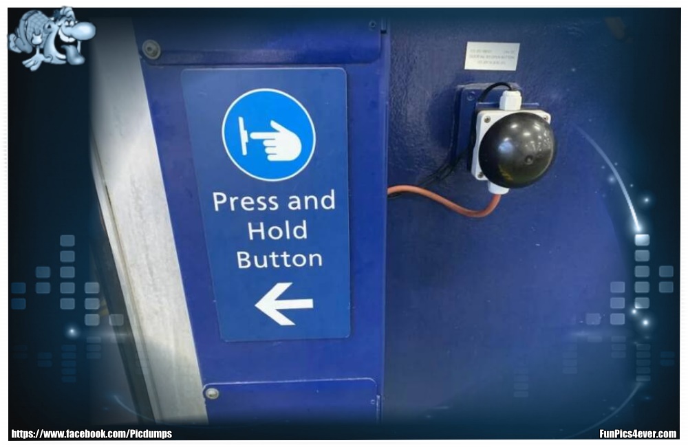 Hold Button - einfach mal den Knopf halten. Sollte doch nicht so schwierig sein, oder?