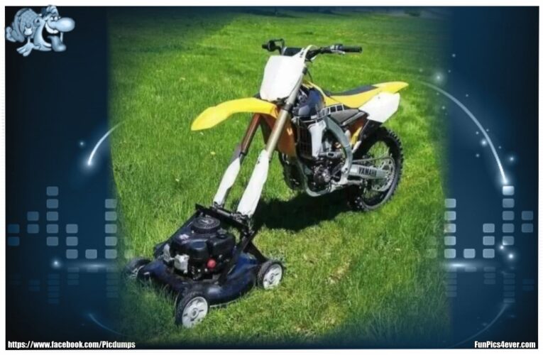 Motocross- Mäher