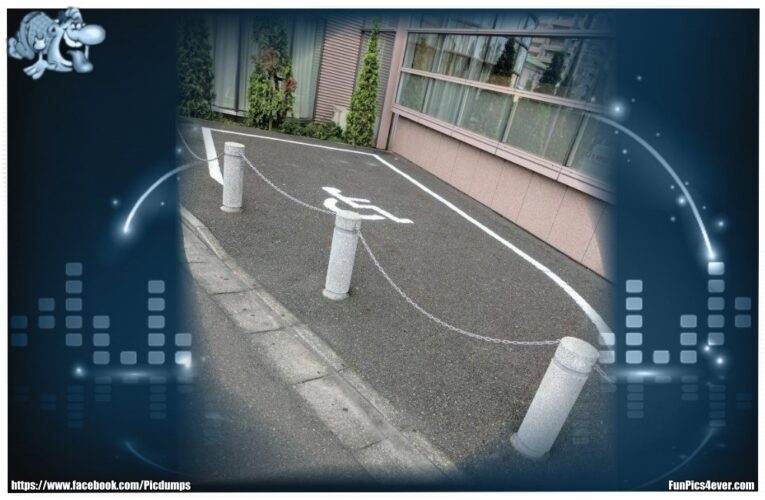 Behinderten Parkplatz
