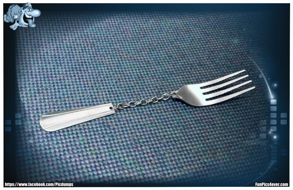 Gabel Kette - damit sollte es doch auf jeden Fall klappen. Schmecken lassen!