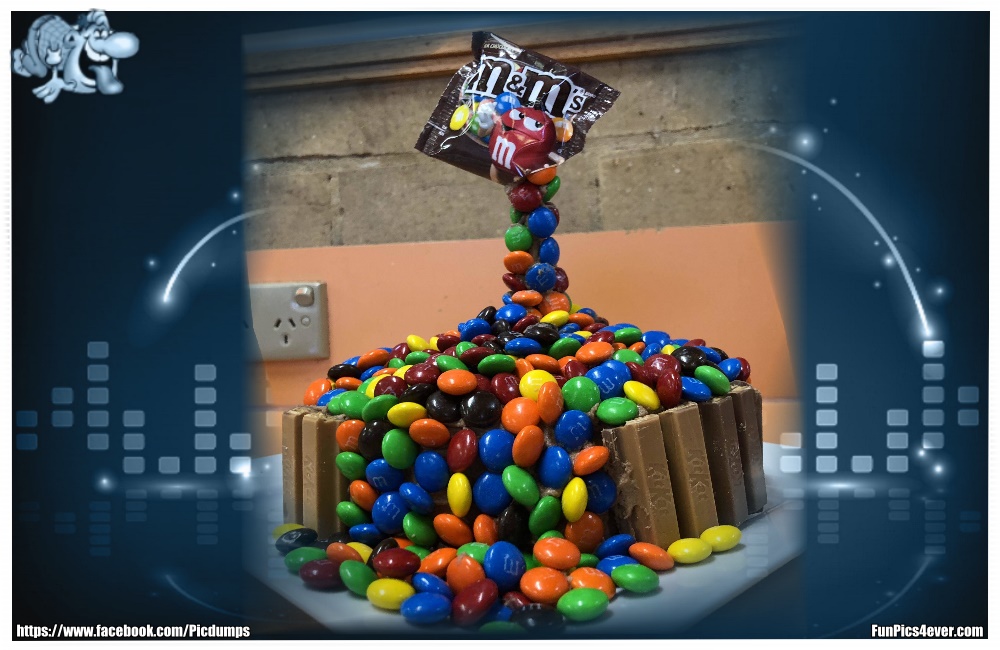 MM Torte - nette Idee für den nächsten Kindergeburtstag.