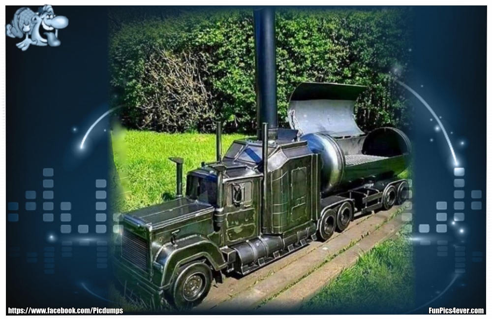 Smoker Truck - was für ein geniales Teil Das wird auf jeden Fall ein Hingucker.