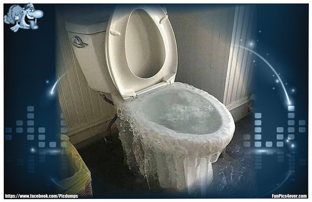ICE WC - das wird heute schlecht mit der Spülung.