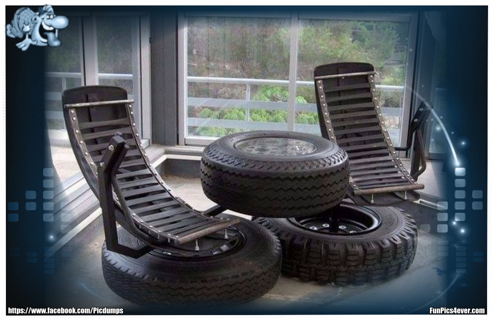 Sitzecke - endlich mal eine nachhaltige Sitzecke. Da ist doch viel Schönes dabei.