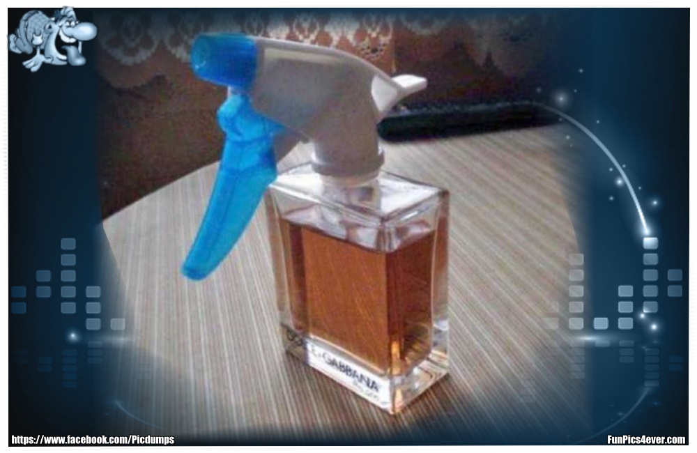 Deo-Sprüher - wenn der originale Sprüher versagt, dann kann man eben auch auf diese variante zurückgreifen.