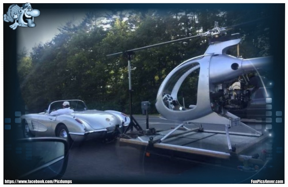 Cabrio und Heli - die Armut kotzt einen an. Was soll man dazu noch sagen?