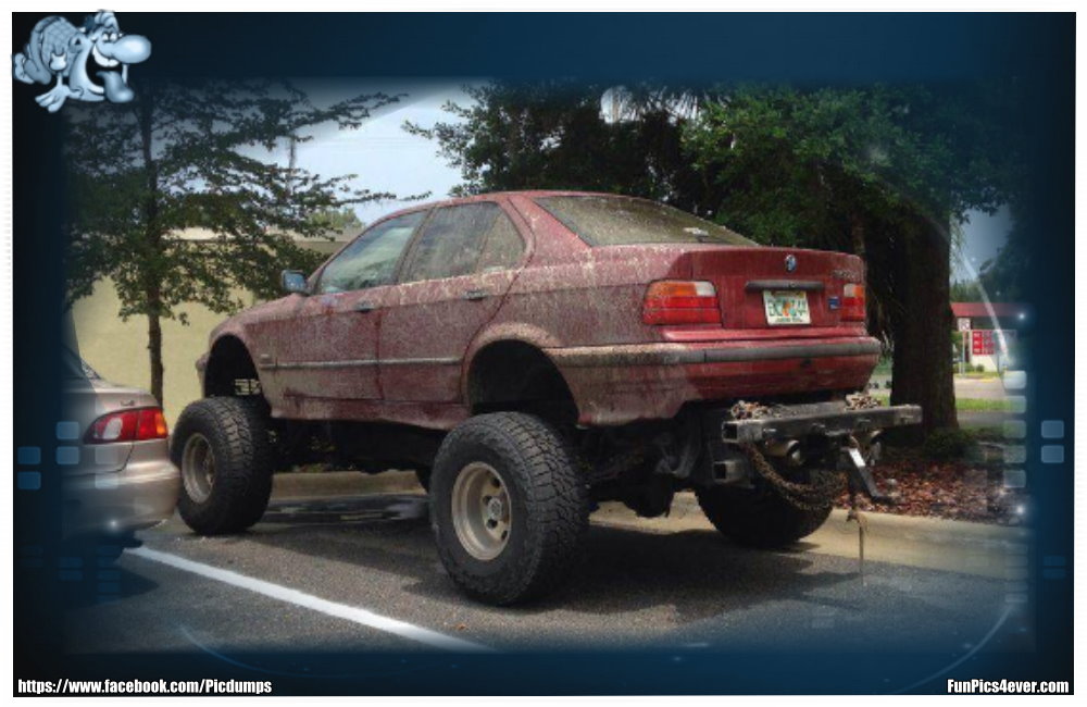 Off Road BMW - der gute alte BMW E46 als Umbau zum Off Road. Sensationell !