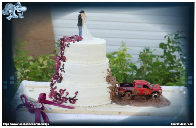 Truck Hochzeitstorte