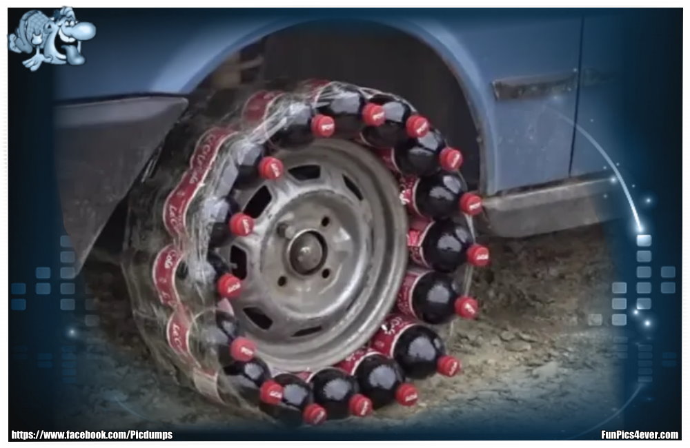 Einen Cola Reifen sieht man auch nicht jeden Tag. Wer braucht sowas eigentlich?