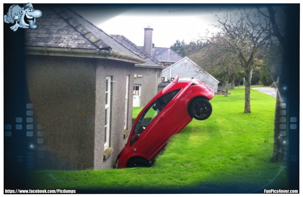 Immer wider überraschend, wie schnell es doch geht, sein Auto in den Graben zu werfen.