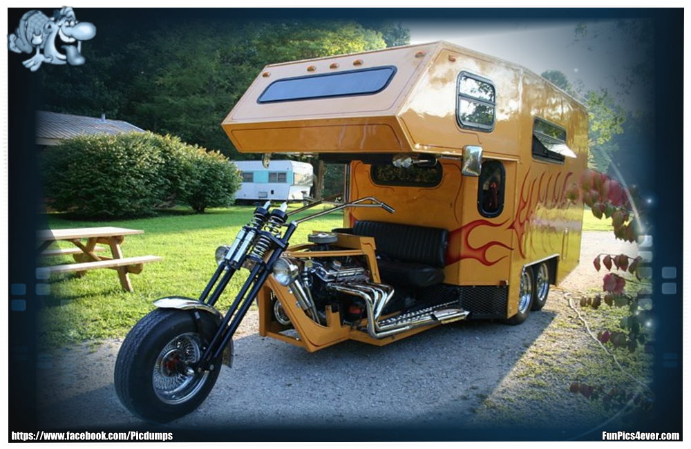 Endlich ist er da -der neue Bike Camper. Da bleiben bei Motorradfahrern keine Wünsche offen.