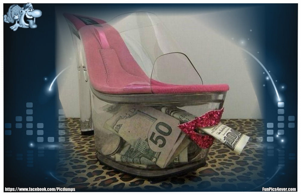 Wer hat denn so eine tolle High Heels Sparbüchse? Wo kann man die kaufen?