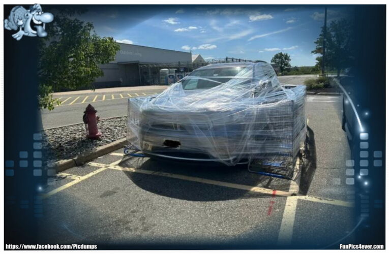 Parkplatz Prank
