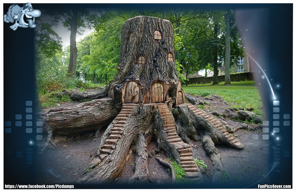 So eine coole Wurzelburg hätten wir uns als Kinder doch alle gewünscht, oder?